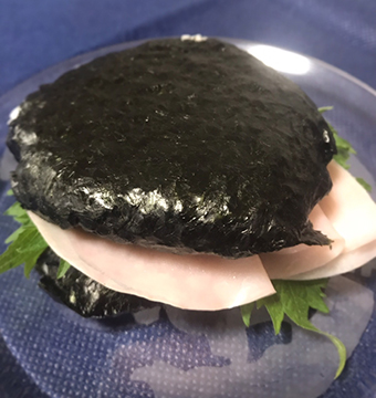 のりご飯ハンバーガー